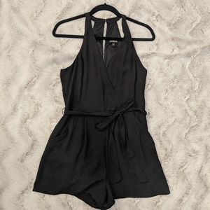 Express Black Romper with pockets size 6